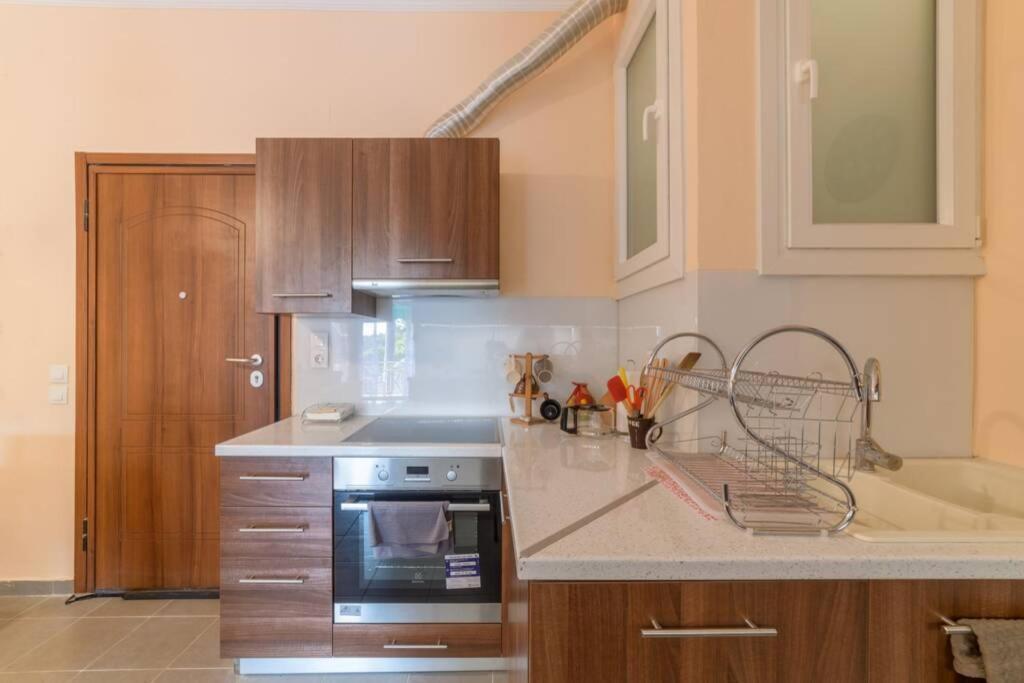 Bright Newly Renovated Apt Near Beach & Center+Ac Anemomylos Eksteriør bilde