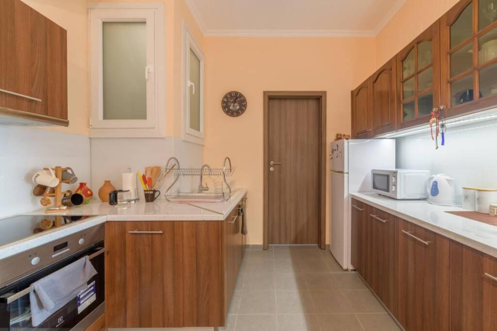 Bright Newly Renovated Apt Near Beach & Center+Ac Anemomylos Eksteriør bilde